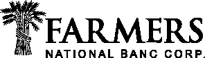 (FARMERS NATIONAL BANC CORP LOGO)